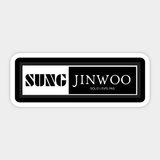 Sung Jinwoo: Shadow Monarch Fanart Tee Sticker